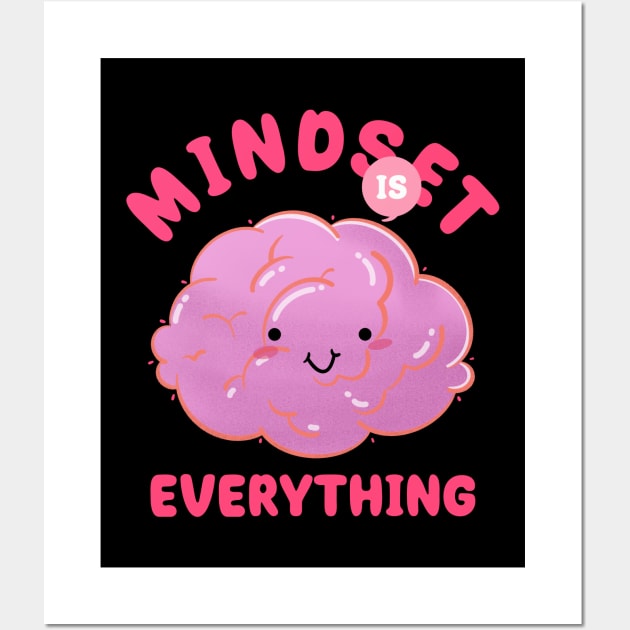 Mindset is Everything Wall Art by Artthree Studio